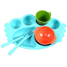 유이앤루이 천사식판 기프트 세트, 아쿠아블루2, 1개