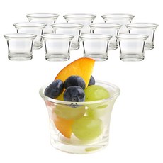 玻璃甜點杯 LG-541006, 混色, 12件