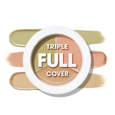 ACONCEPT 3色遮瑕膏 32g, Green Peach Skin, 1組