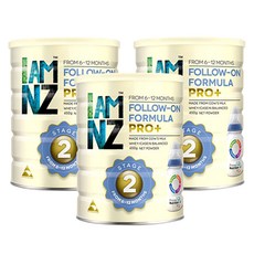 아이엠뉴질랜드 프리미엄 프로+ 조제분유 2단계, 450g, 3개