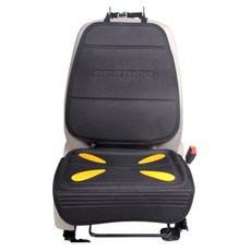 APRAMO 汽車豪華座椅防滑保護墊, 黑色 黃色