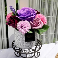 Blüehen Soap Flower Cutie 中心裝飾品, 紫色 C, 1個