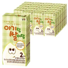 아기랑쌀이랑 2단계 180 ml, 24개, 쌀 + 곡물 혼합맛