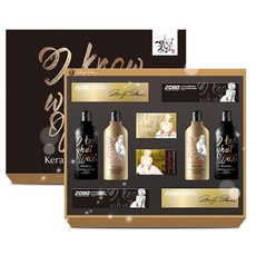 애경 디자인종합 I-1호 선물세트, 6세트, 샴푸 180 ml x 2p + 치약 90 g x 4p + 린스 180 ml x 2p + 비누 80 g x 2p
