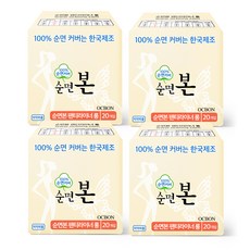 ORGANIC BON 本恩 護墊, 加長型(18cm), 20片, 4包