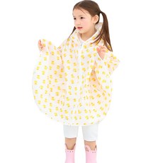 bebe chouette 小鴨印花斗篷雨衣