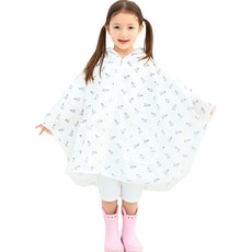 bebe chouette 紙飛機印花雨衣