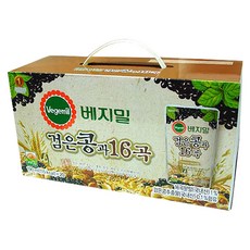 베지밀 검은콩과 16곡 두유, 190ml, 20개