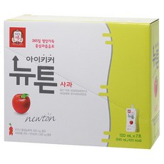 정관장 아이키커 뉴튼 사과, 7개, 120ml