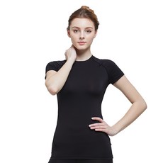 GearX 女款夏季短袖圓領打底衣