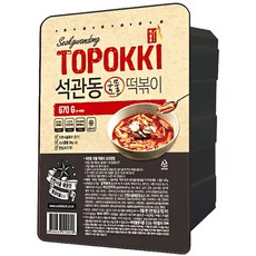SeokGwanDong TOPOKKI 辣牛骨炒年糕, 670g, 1個