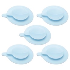 BeBeLock 矽膠雙面餐具止滑墊 5入, 藍色