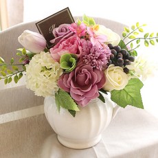 MORIANN 人造花束, 紫色的, 1個