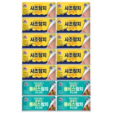 SAJO 瘦肉鮪魚罐頭 85g 10入+PLUS鮪魚罐頭 100g 4入, 1組