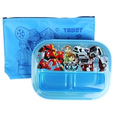 또봇 가방 수저통 식판세트 TB4332 블루, 또봇 (블루), 1개