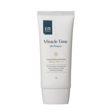 e.m. Miracle Time EM菌長效溫和防曬乳 SPF50+ PA++++, 50g, 1條