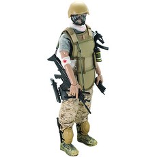 KADHOBBY 1:6 軍事人物英國陸軍受傷士兵, 1個