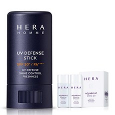 헤라 옴므 UV 디펜스 스틱 18g + 아쿠아볼릭심플 기초화장품 세트 A 2종, 1개