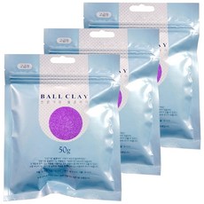토단 전문가용 볼클레이 50g, 3개, 형광보라, 1개