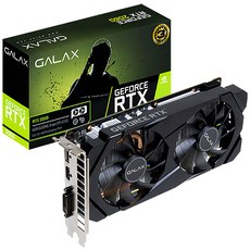 GALAX 지포스 그래픽카드 RTX 2060 BLACK D D6 6GB