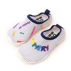 BON BON macaron 孩童條紋印花涉水鞋