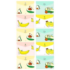 The Open House迷你橫式文件夾 4種, 隨機發貨, 10片