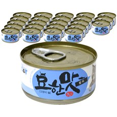 묘한맛 고양이 간식 캔, 참치, 80g, 24개