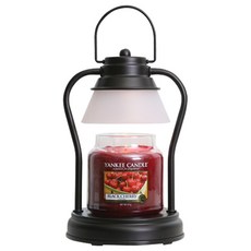 Yankee Candle 香氛蠟燭+蠟燭加熱器, 黑櫻桃
