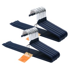 네이쳐리빙 논슬립 코팅 1단 바지걸이, 네이비, 20개