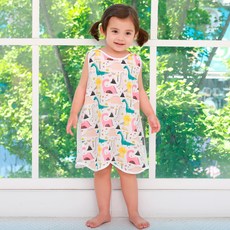 bebe chouette 孩童恐龍印花連身背心