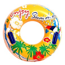 充氣扶手兒童游泳圈 100cm, 1個, 衝浪