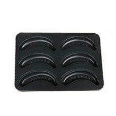 6格香蕉造型烤盤模具, 1個