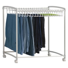 DOLEE FUN 推車式褲子收納衣架 20入, 混色