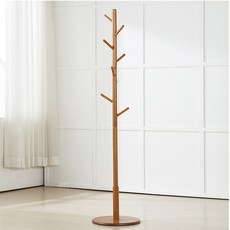 Suwoo Home 立式木質衣架, 棕色