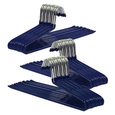 리벤스 코팅 논슬립 바지걸이, 네이비, 30개