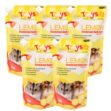 테이사 햄스터모래 레몬향, 1kg, 5개