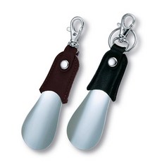 (107)皮革手柄口袋小鞋拔, 單一顏色, 2個