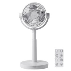 클래파 8인치 3D Motion 스탠드 써큘레이터 팬 선풍기, BFB-CF0802RW