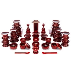 Namwonmoggi 名品南原 春香谷國產鴨木祭器, 47p, 1套