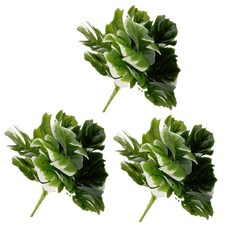 ABM仿真香蕉葉叢 3入, 單色