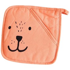 ecody 狗狗臉方形烤箱手套, 混合顏色, 1個