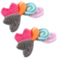 Sunwooland Pure Sunday 可愛雙層壓克力菜瓜布 5入, 2套