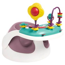 마마스앤파파스 베이비 스너그 아기의자 + 트레이완구, 로즈