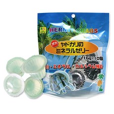 서울아쿠아리움 산코 579 소라게 젤리 10p 갑각류 사료, 16g, 10개