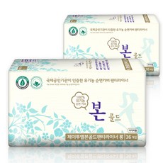 OCBON 本恩 Gold護墊, 加長型(17.5cm), 36片, 2包