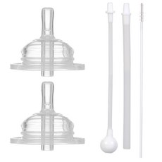 365baby 雙芯奶瓶奶嘴吸管刷具組, 1組