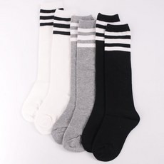 GN 兒童用三線基本款及膝襪3雙組
