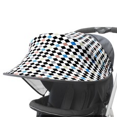 Manito Scandi推車遮陽篷, 鑽石款(藍色), 1個