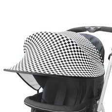 Manito Scandi推車遮陽篷, 馬賽克款(黑色), 1個