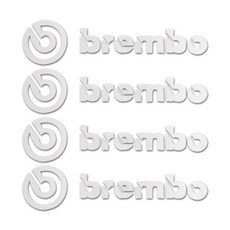 스포츠 패션 차량용 스티커, B12브렘보반사, 1개
